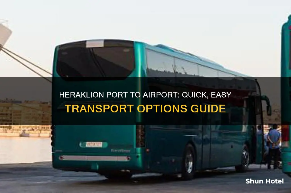 how to get from heraklion port to heraklion airport