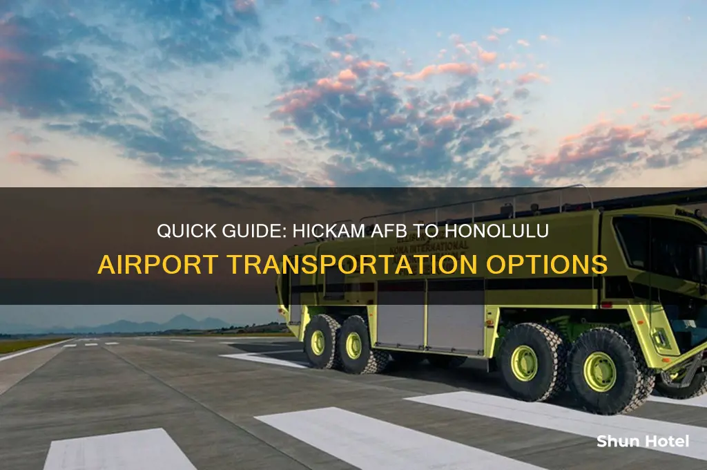 how to get from hickam afb to honolulu airport