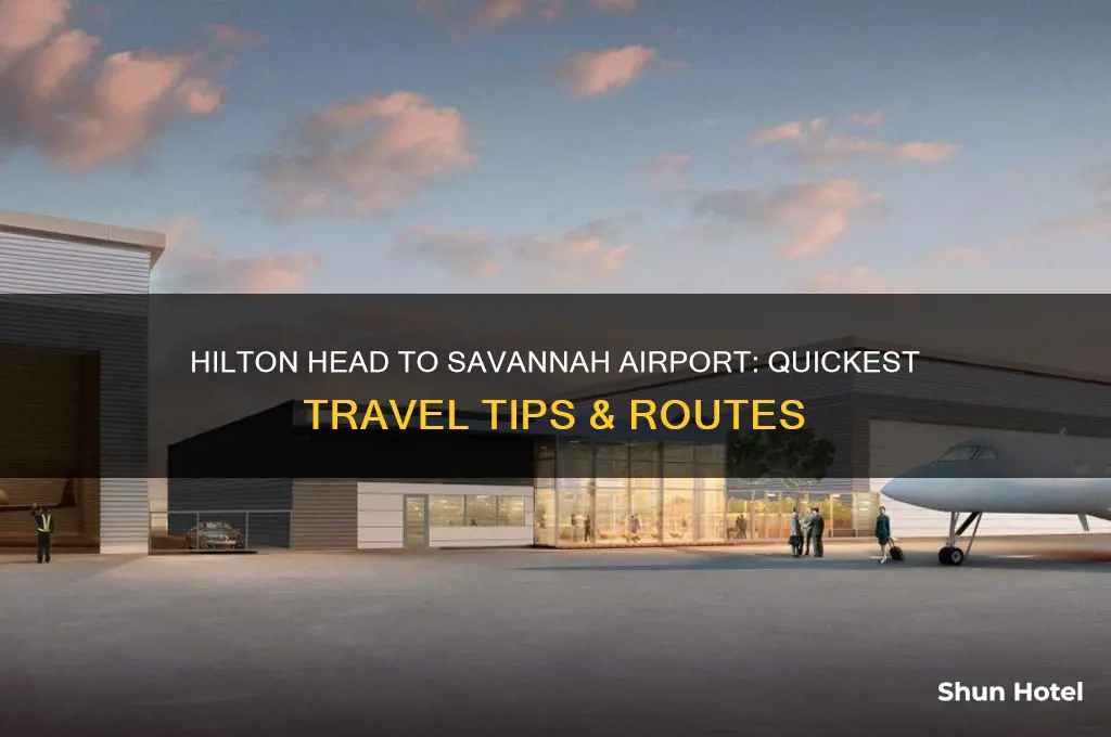 how to get from hilton head to savannah airport