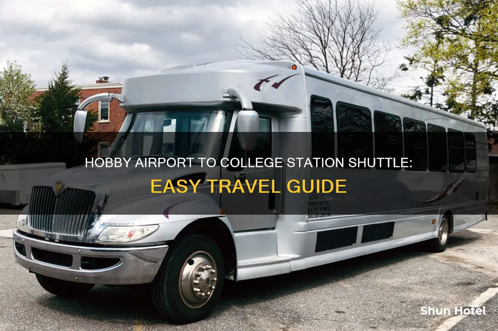 how to get from hobby airport to college staion shuttle