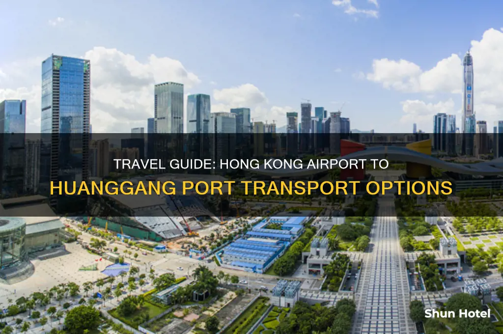 how to get from hong kong airport to huanggang port