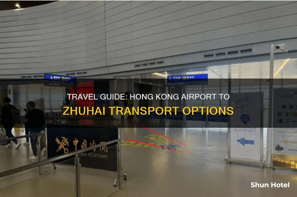 how to get from hong kong airport to zhuhai