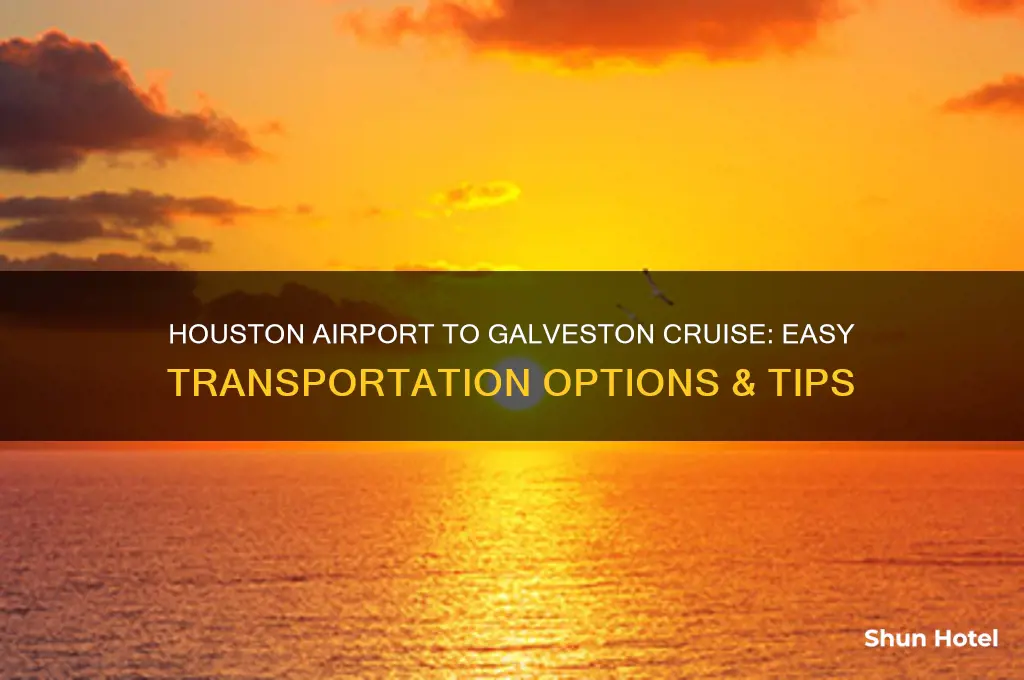 how to get from houston airport to galveston cruise