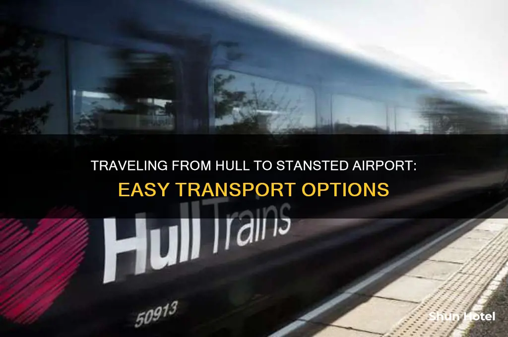 how to get from hull to stansted airport