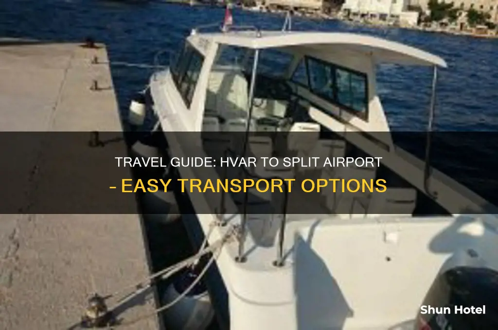 how to get from hvar to split airport