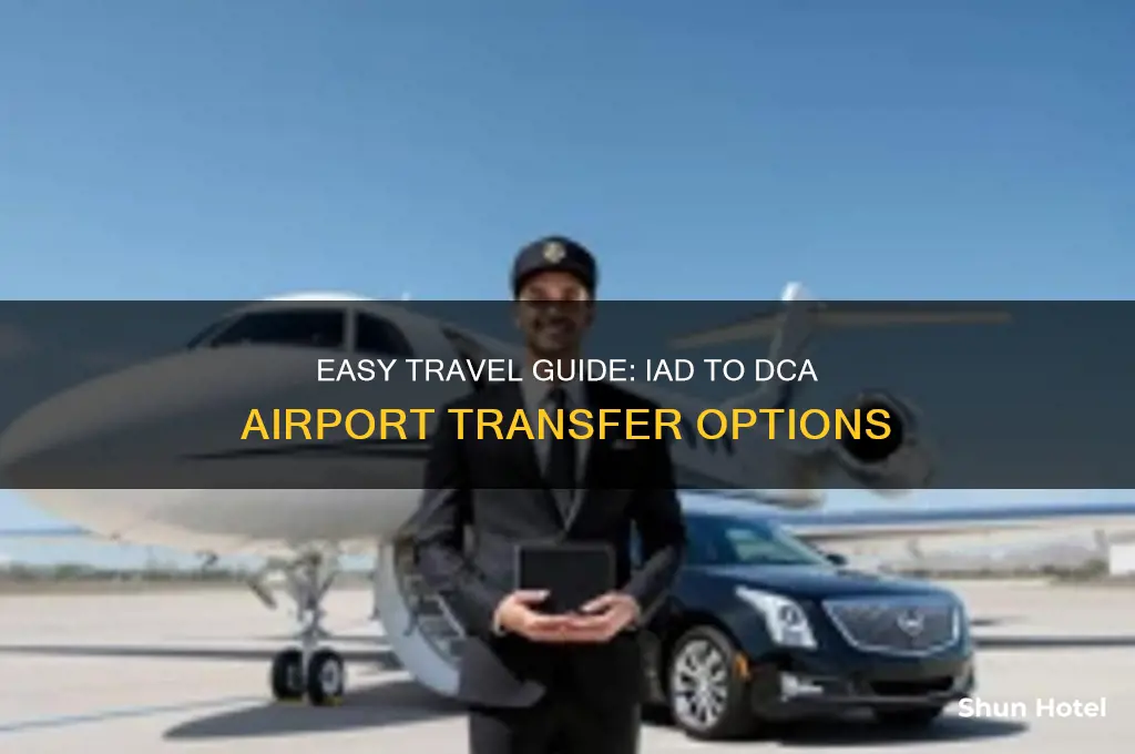 how to get from iad airport to dca airport