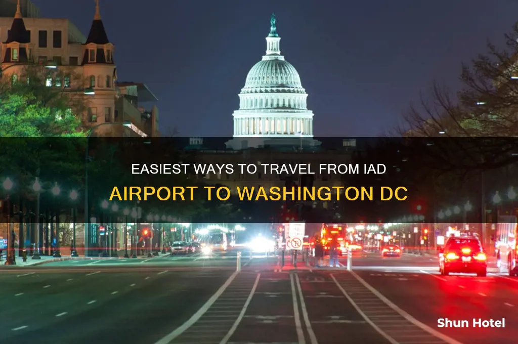 how to get from iad airport to washington dc