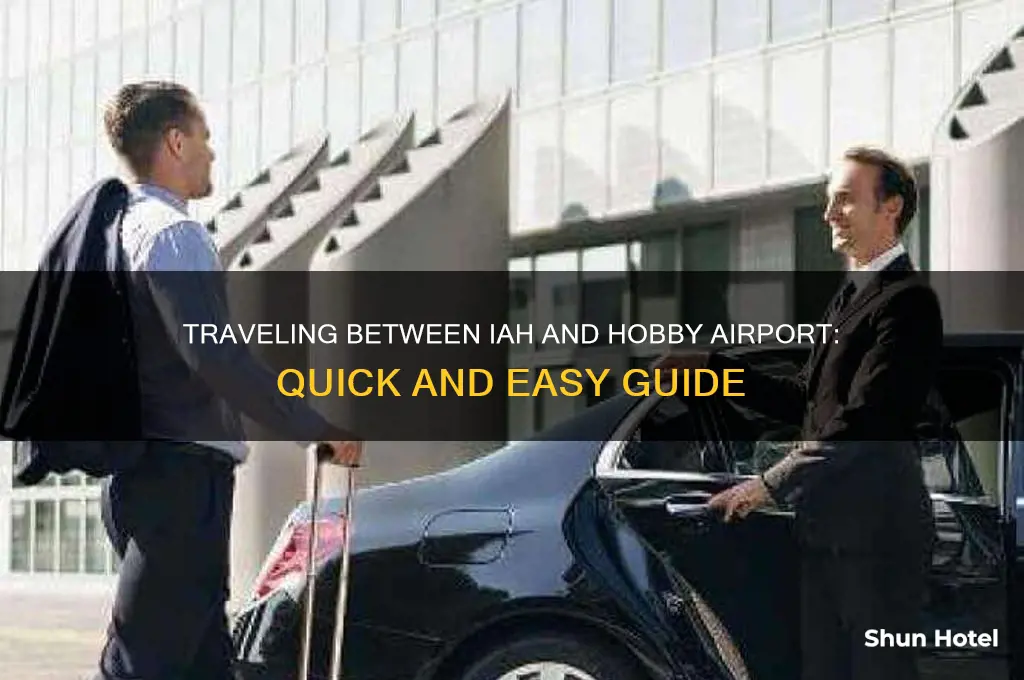 how to get from iah to hobby airport