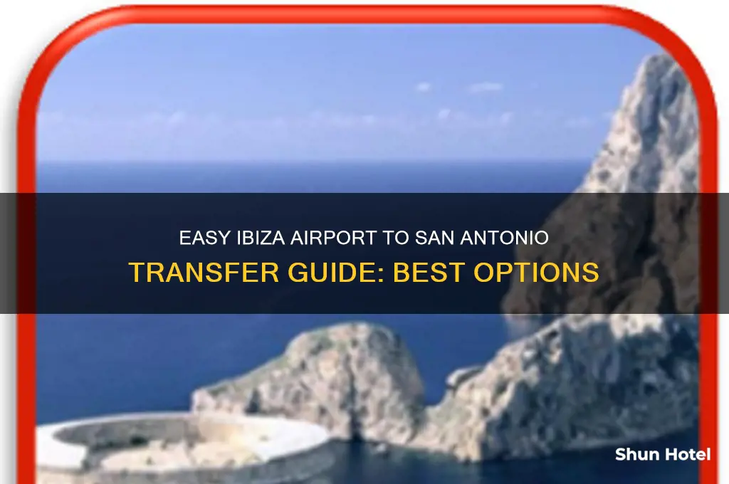 how to get from ibiza airport to san antonio