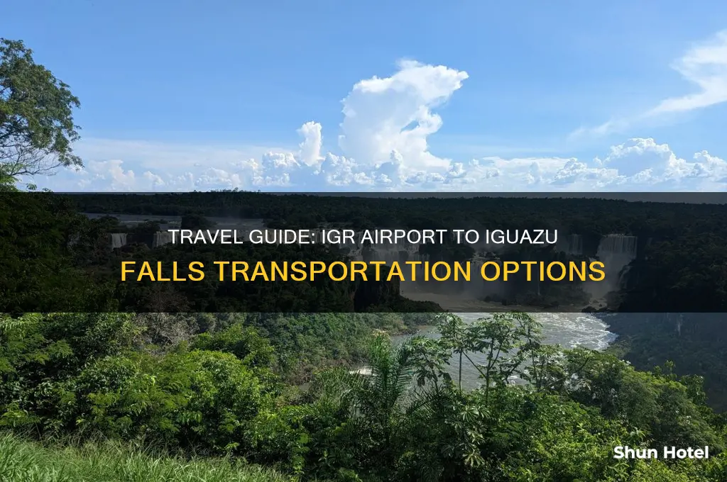 how to get from igr airport to iguazu falls