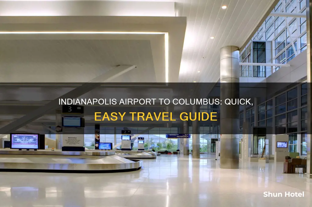 how to get from indianapolis airport to columbus