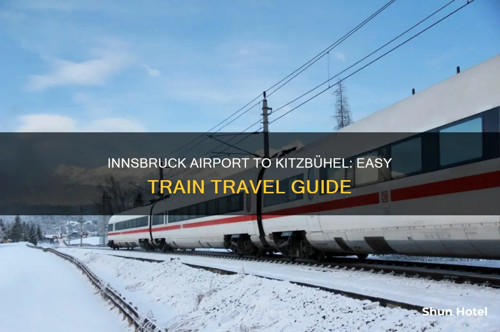 how to get from innsbruck airport to kitzbuhel by train