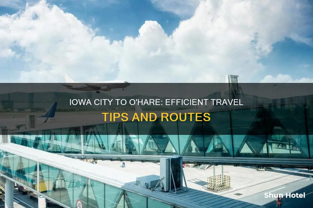 how to get from iowa city to o
