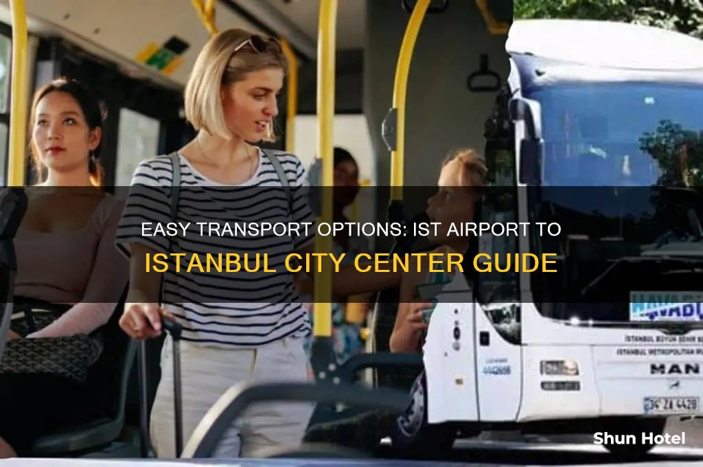 how to get from ist airport to city center