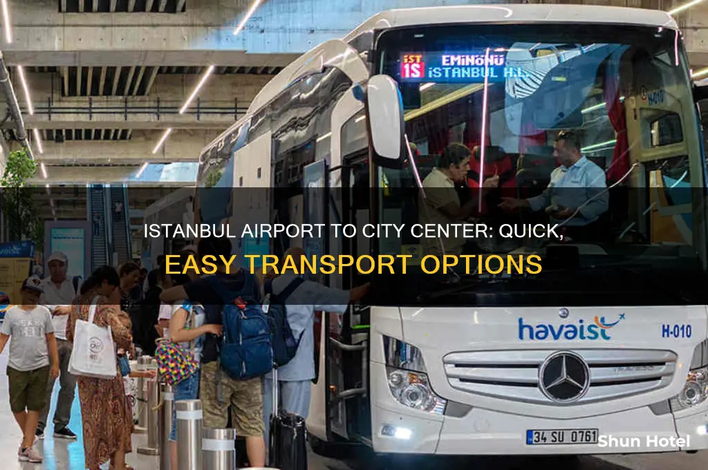 how to get from istanbul airport to city center