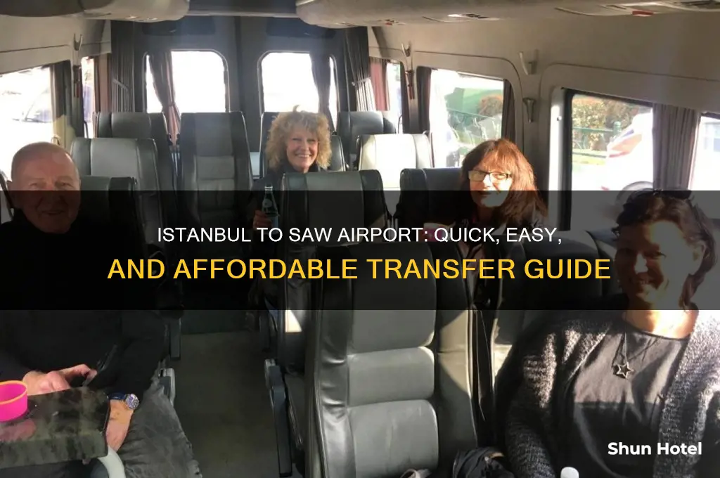how to get from istanbul airport to saw airport