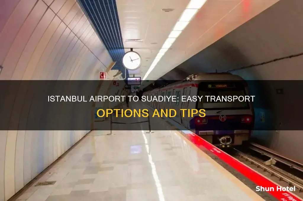 how to get from istanbul airport to suadiye