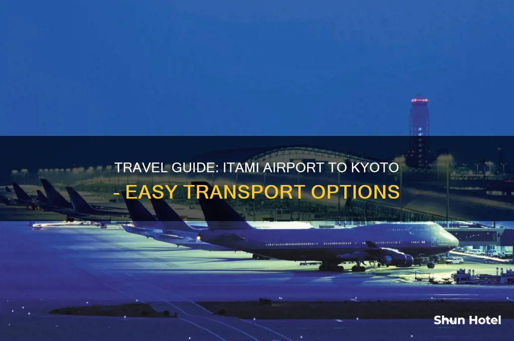 how to get from itami airport to kyoto