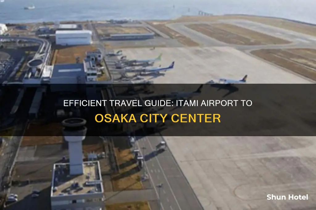 how to get from itami airport to osaka