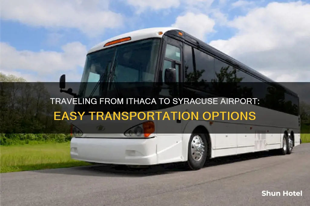 how to get from ithaca to syracuse airport