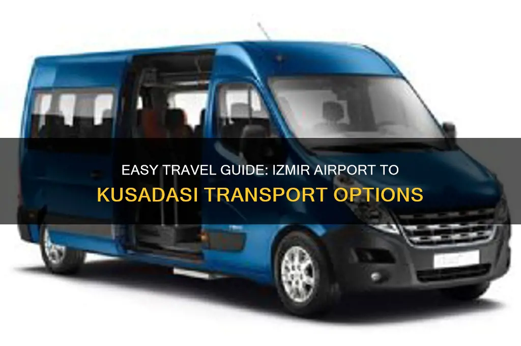 how to get from izmir airport to kusadasi
