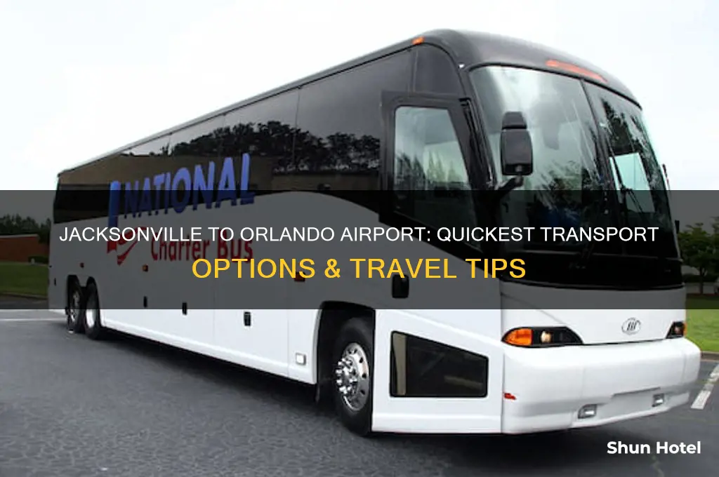 how to get from jacksonville airport to orlando airport