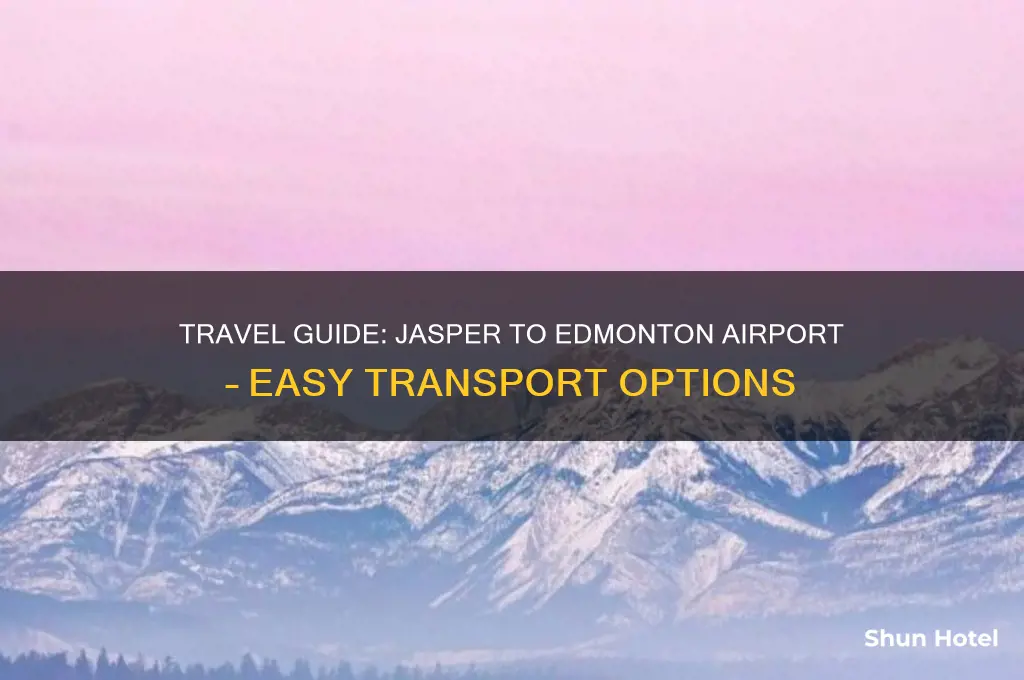 how to get from jasper to edmonton airport
