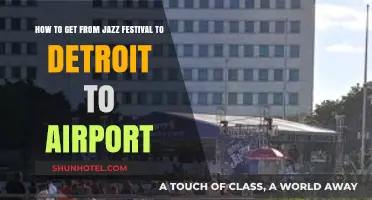 Jazz Festival to Detroit Airport: Your Quick and Easy Transit Guide