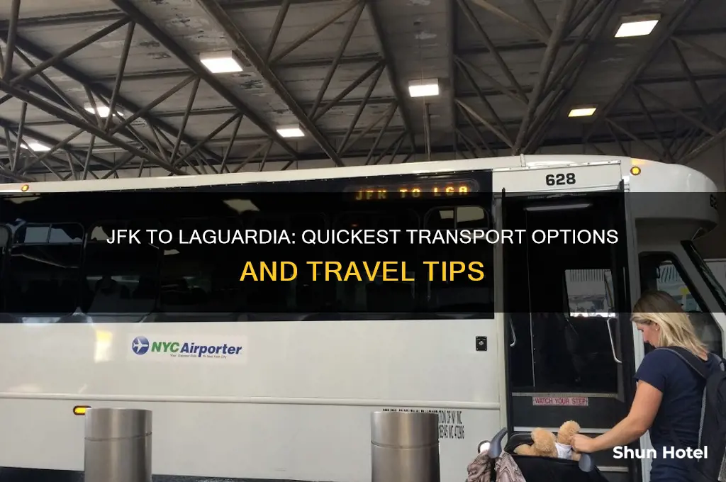 how to get from jfk airport to laguardia
