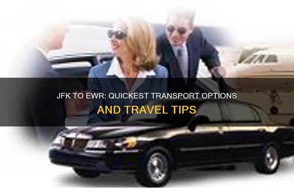 how to get from jfk to ewr airport