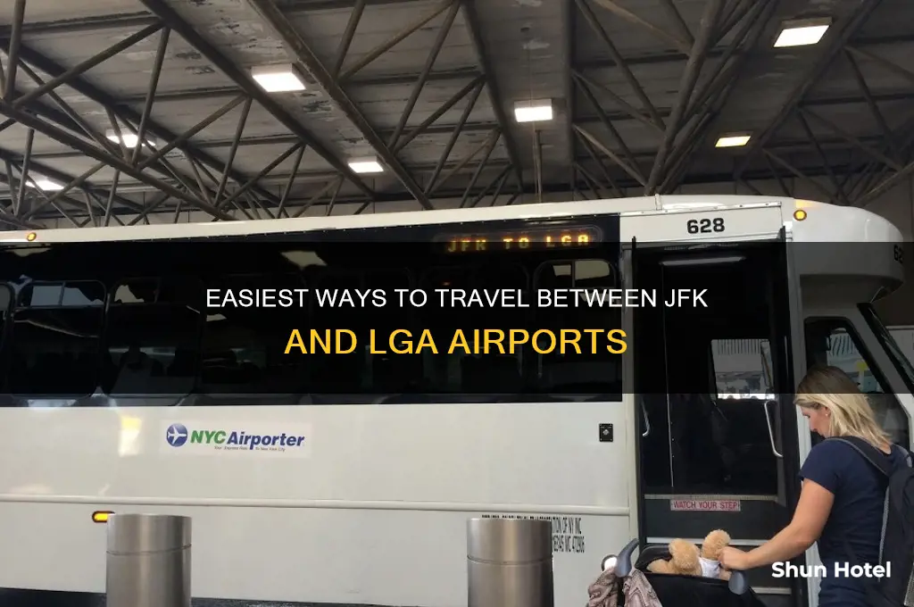 how to get from jfk to lga airport