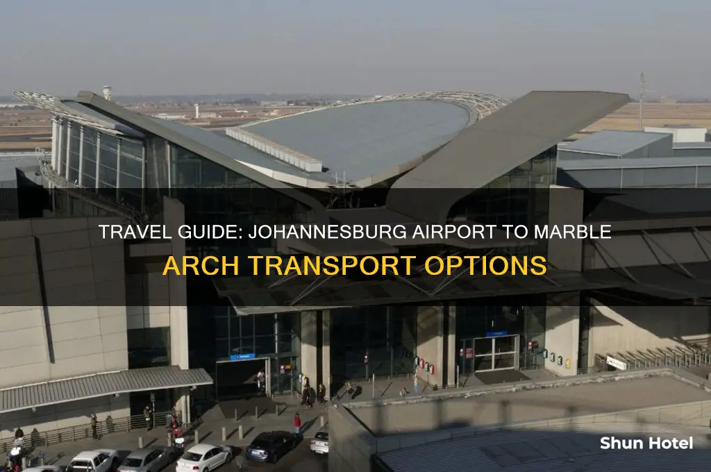 how to get from johannesburg airport to marble arch