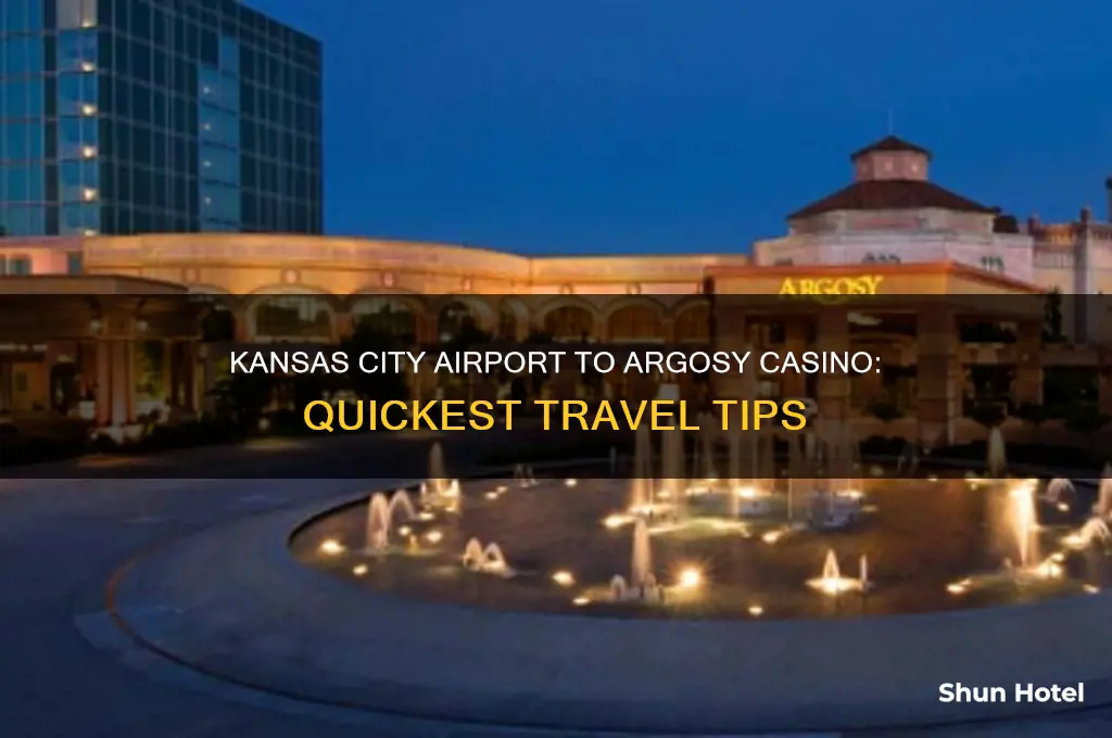 how to get from kansas city airport to argosy casino