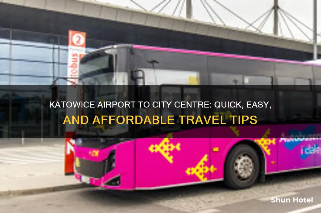 how to get from katowice airport to city centre
