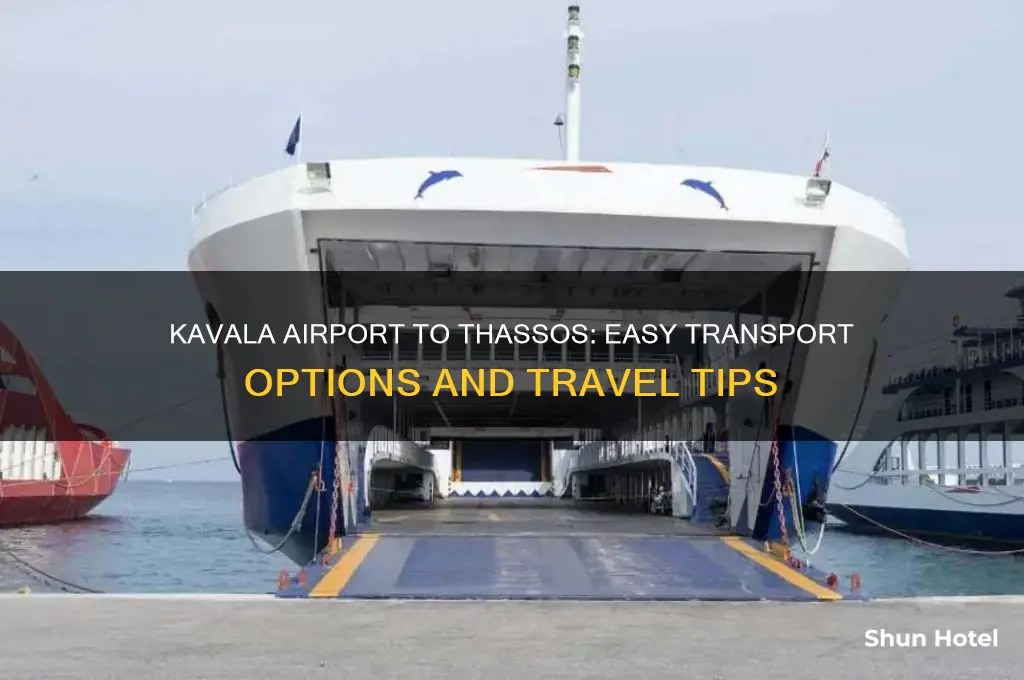 how to get from kavala airport to thassos