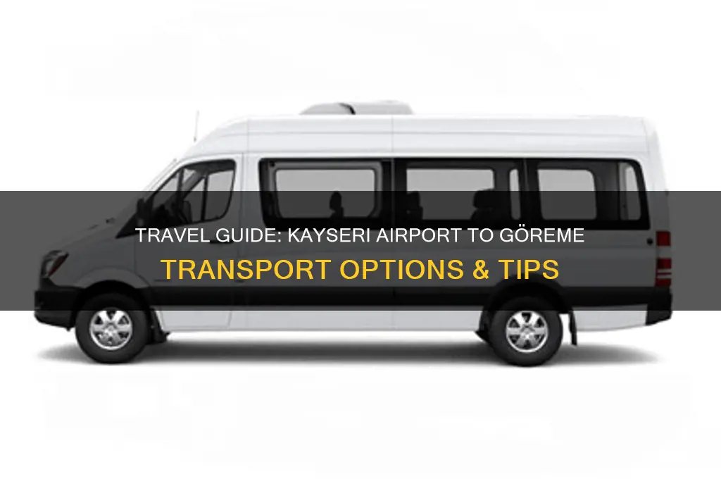 how to get from kayseri airport to goreme