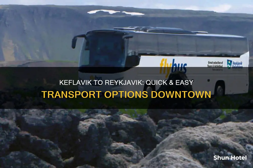 how to get from keflavik airport to downtown reykjavik