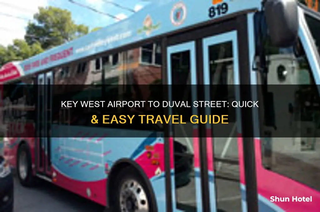 how to get from key west airport to duval street