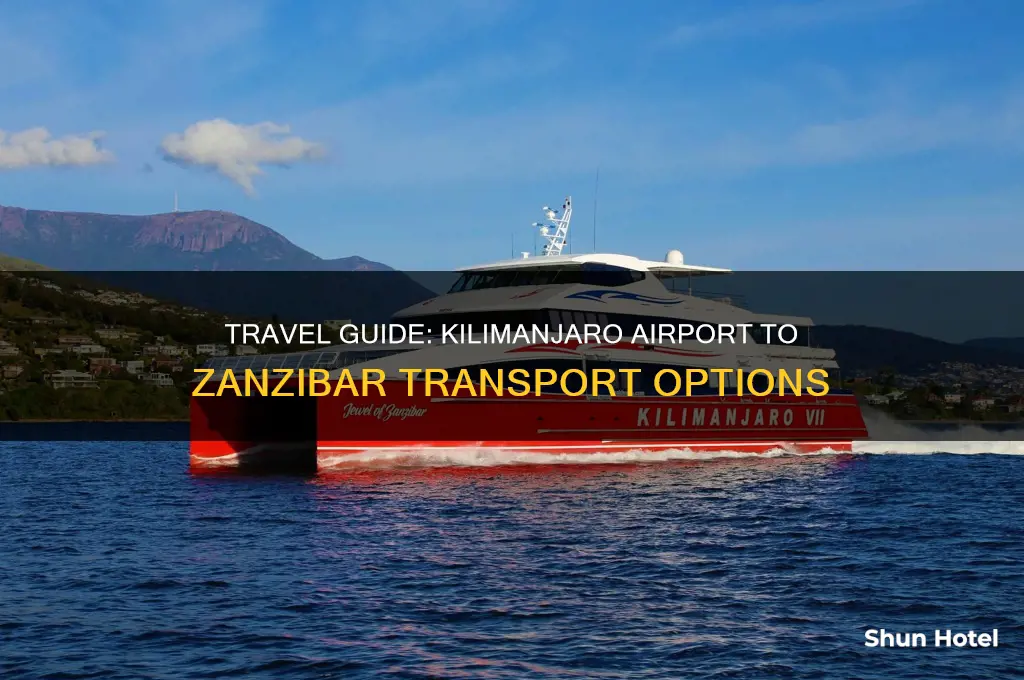 how to get from kilimanjaro airport to zanzibar