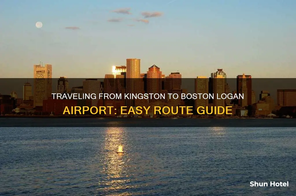 how to get from kingston to boston logan airport
