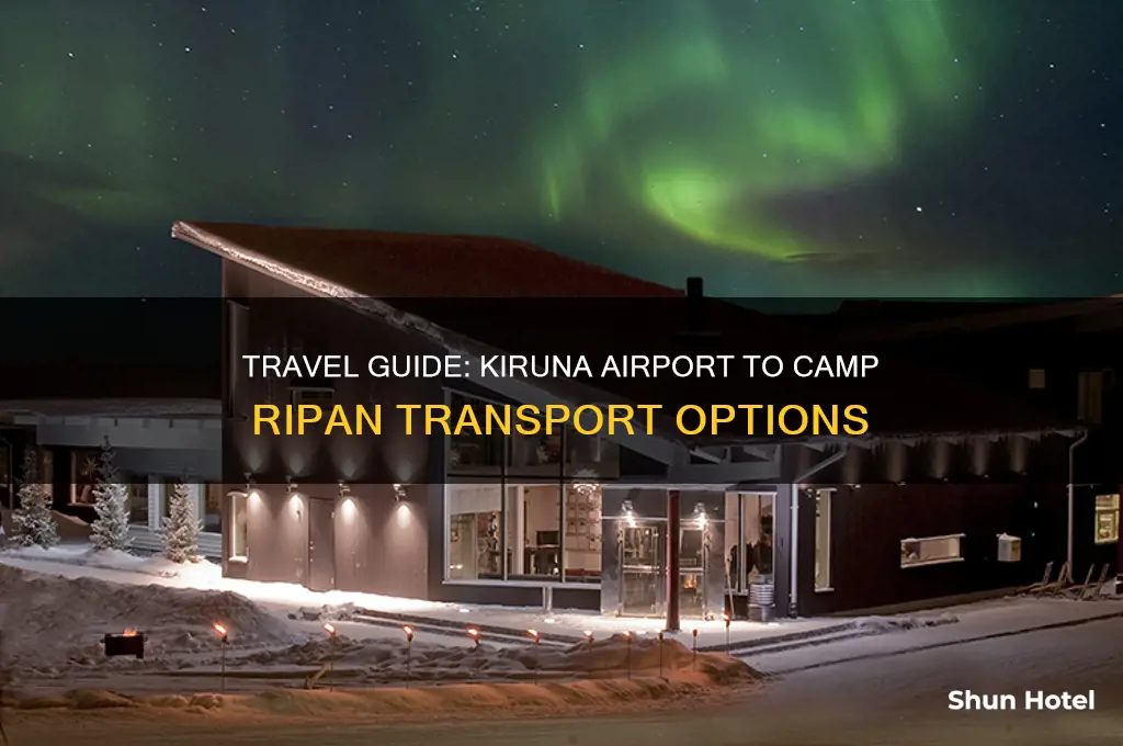 how to get from kiruna airport to camp ripan