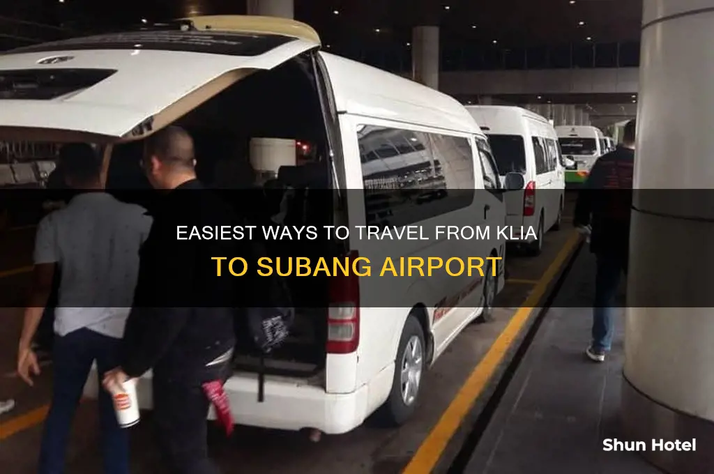 how to get from klia to subang airport