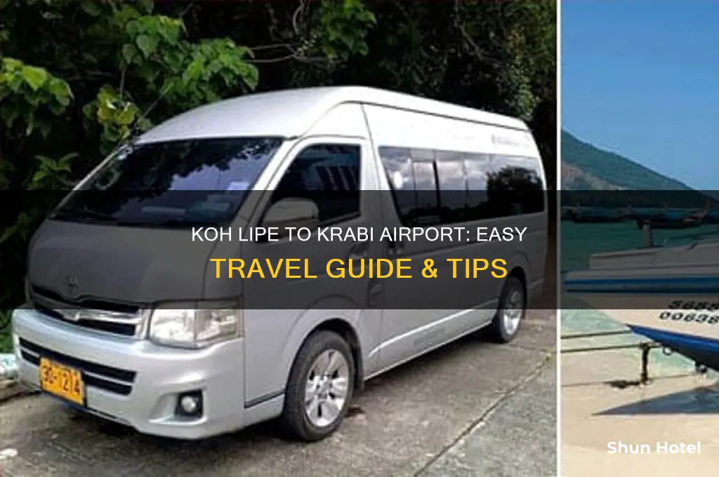 how to get from koh lipe to krabi airport