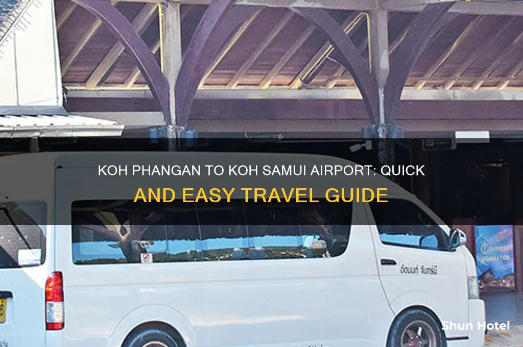 how to get from koh phangan to koh samui airport