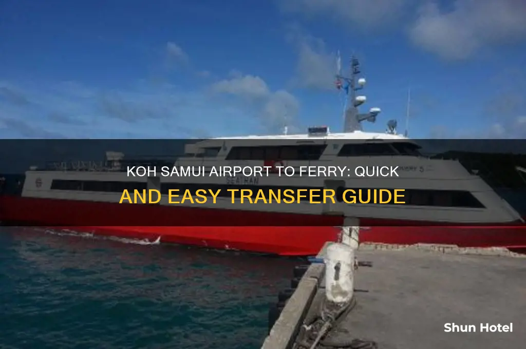 how to get from koh samui airport to ferry
