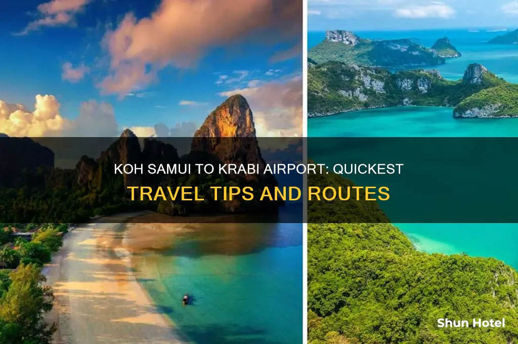 how to get from koh samui to krabi airport