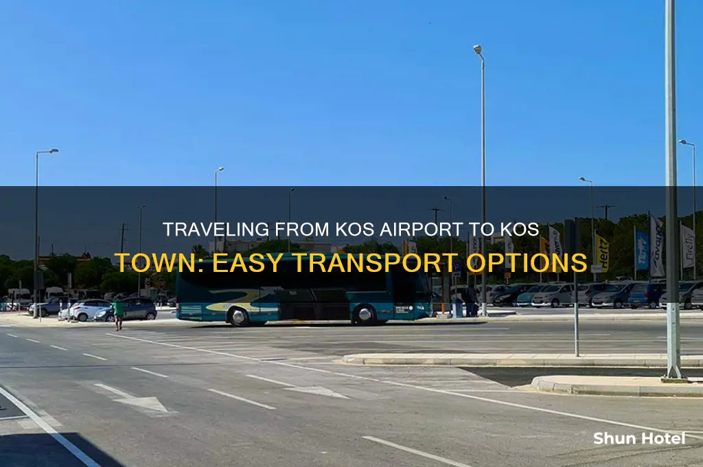 how to get from kos airport to kos town