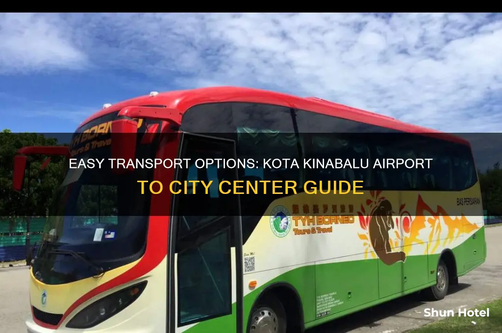 how to get from kota kinabalu airport to city