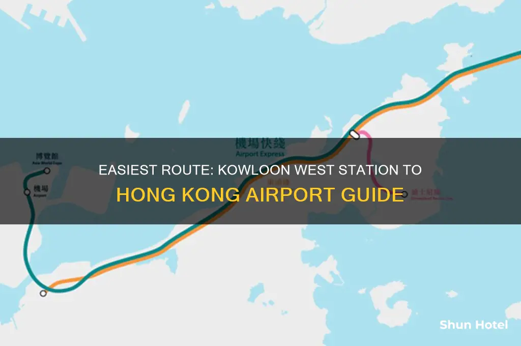 how to get from kowloon west station to the airport