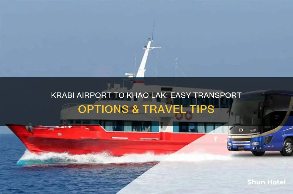 how to get from krabi airport to khao lak